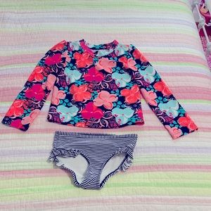 Girls size 5 swimsuit Carters EUC Worn once!